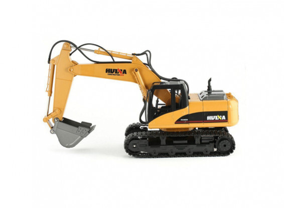 excavator metal toy
