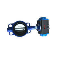 Butterfly Valve with Actuator (Double Acting) - 2 inch