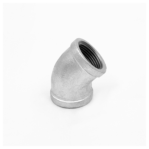 Galvanised Ductile 45 Degree Elbow Fitting 2.5
