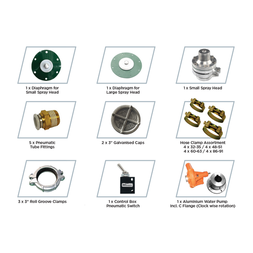 WATER TRUCK RECOMMENDED PARTS KIT WITH PUMP