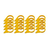20 x Wheel Nut Indicators 32mm (Yellow)