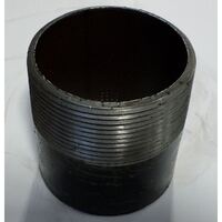 2 INCH BLACK MILD STEEL TOE NIPPLE