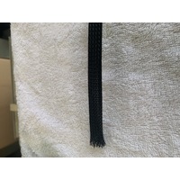 Flexible braided sleeving 9mm clean cut