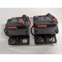 80A Circuit Breaker Manual reset with Bracket