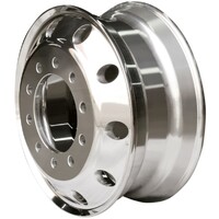 22.5 x 8.25 - 10 STUD 335mm PCD Polished Alloy Truck Wheel