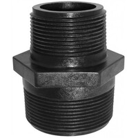 NIPPLE REDUCING 2"x1 1/4" BLACK STEEL