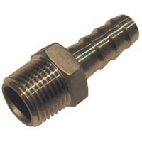 3/4x1" hosetail for polytank