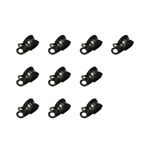 10 x P Clamp Type D - 4mm