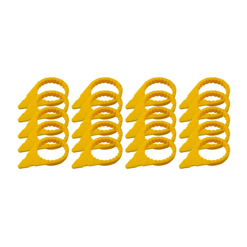 20 x Wheel Nut Indicators 41mm (Yellow)
