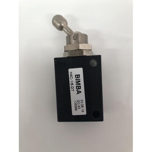 Large Pneumatic Switch 1/8 NPT. Used for the STG Water Truck in-cabin control panel.