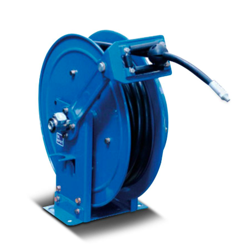 Macnaught Heavy Duty Twin Pedestal Metal Hose Reels - Grease MGTP0615−01 1/4