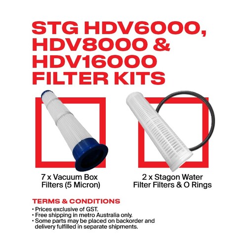 HDV6000 / HDV8000 / HDV16000 FILTER KIT