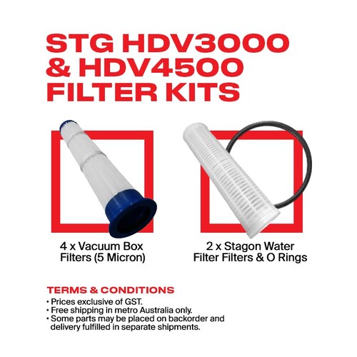 HDV3000 / HDV4500 FILTER KIT
