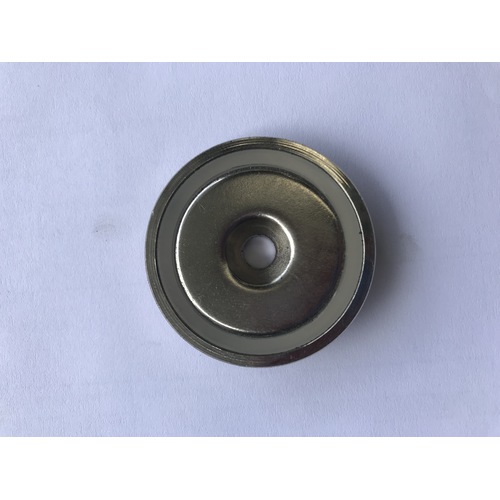 42mm NEODYMIUM POT COUNTERSUNK Magnet - 6.5mm HOLE