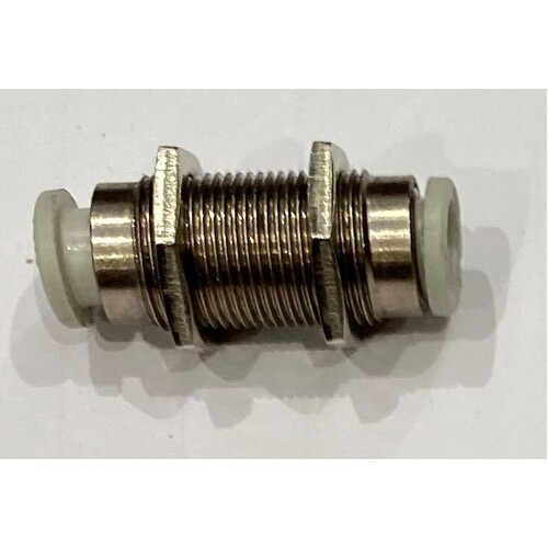 QFM31 6mm Push-In Bulkhead Union