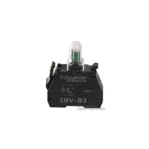 LED Block W/ Screw Terminals 24v Green