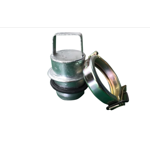 Travis Cap with O-Ring and Clamp - 4 inch